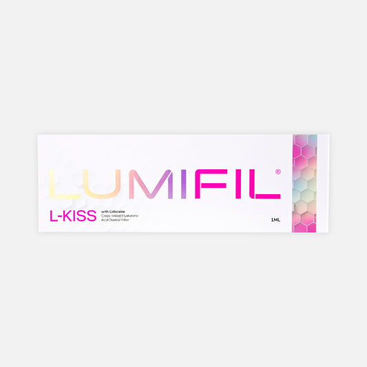 LUMIFIL L-KISS pentru buze, 1 ml – Acid hialuronic cu lidocaina, efect de lunga durata
